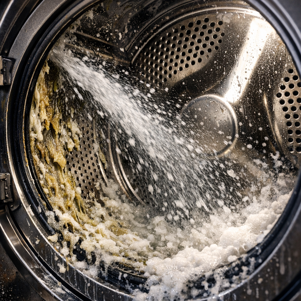 Bio-Film Remediation: Using Peracetic Acid to Sanitize Laundromat Washer Drums