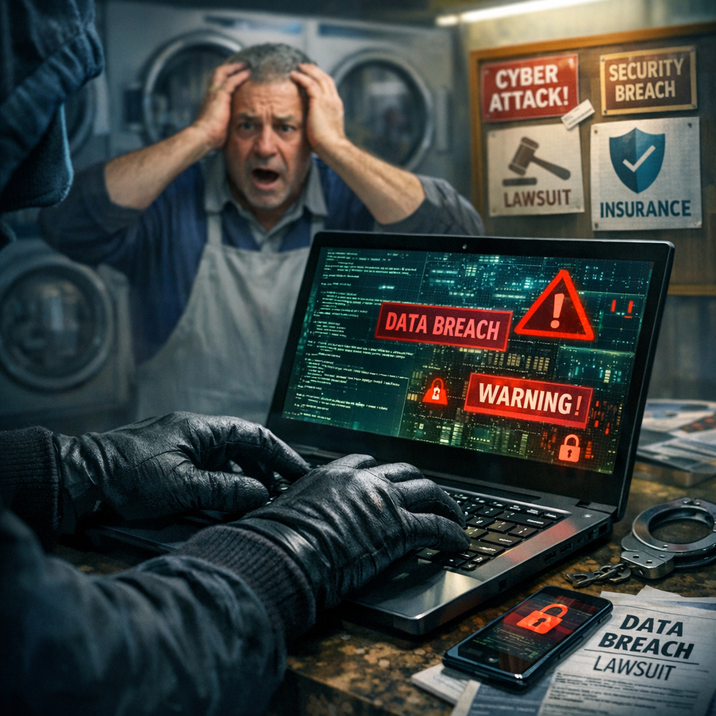 Cyber Liability for Laundromats: Protecting Your Business from Data Breach Lawsuits