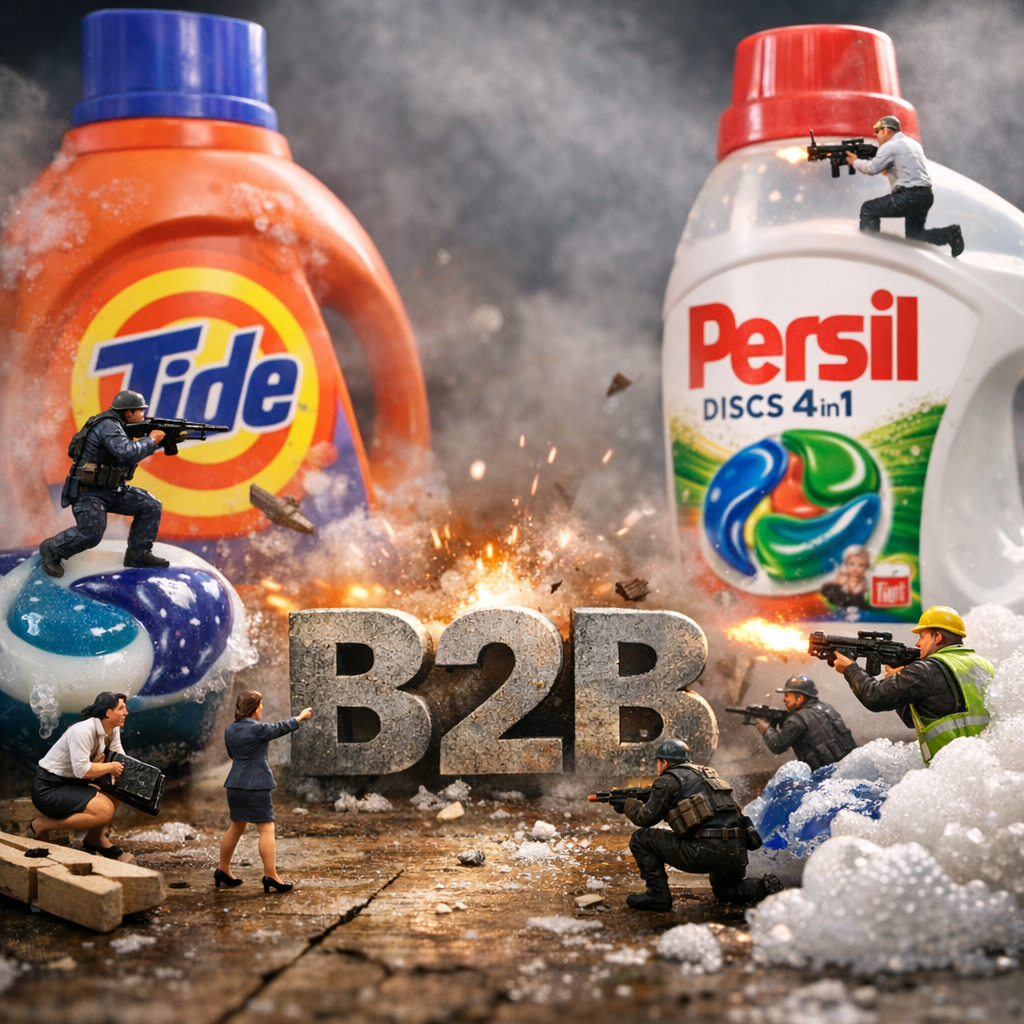 Defending Small B2B Accounts Against Multi-National Laundry Linen Monopolies