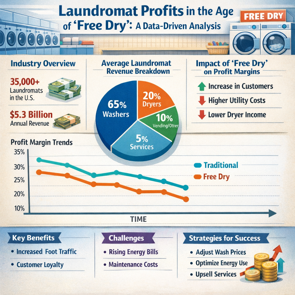 Does ‘Free Dry’ Cannibalize Profits? A Data-Driven Laundromat Revenue Analysis
