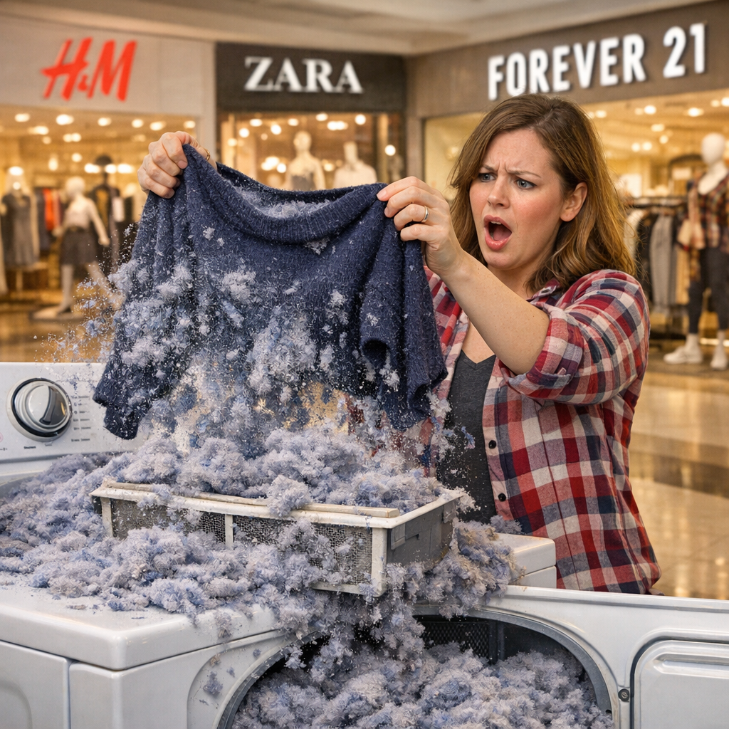 Fast Fashion Micro-Fibers: Why Newer Clothes Clog Laundromat Dryers Faster