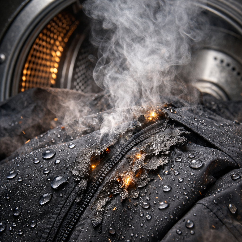 Hydrophobic Coating Damage: How Laundromat Dryers Can Ruin High-End Tech Wear