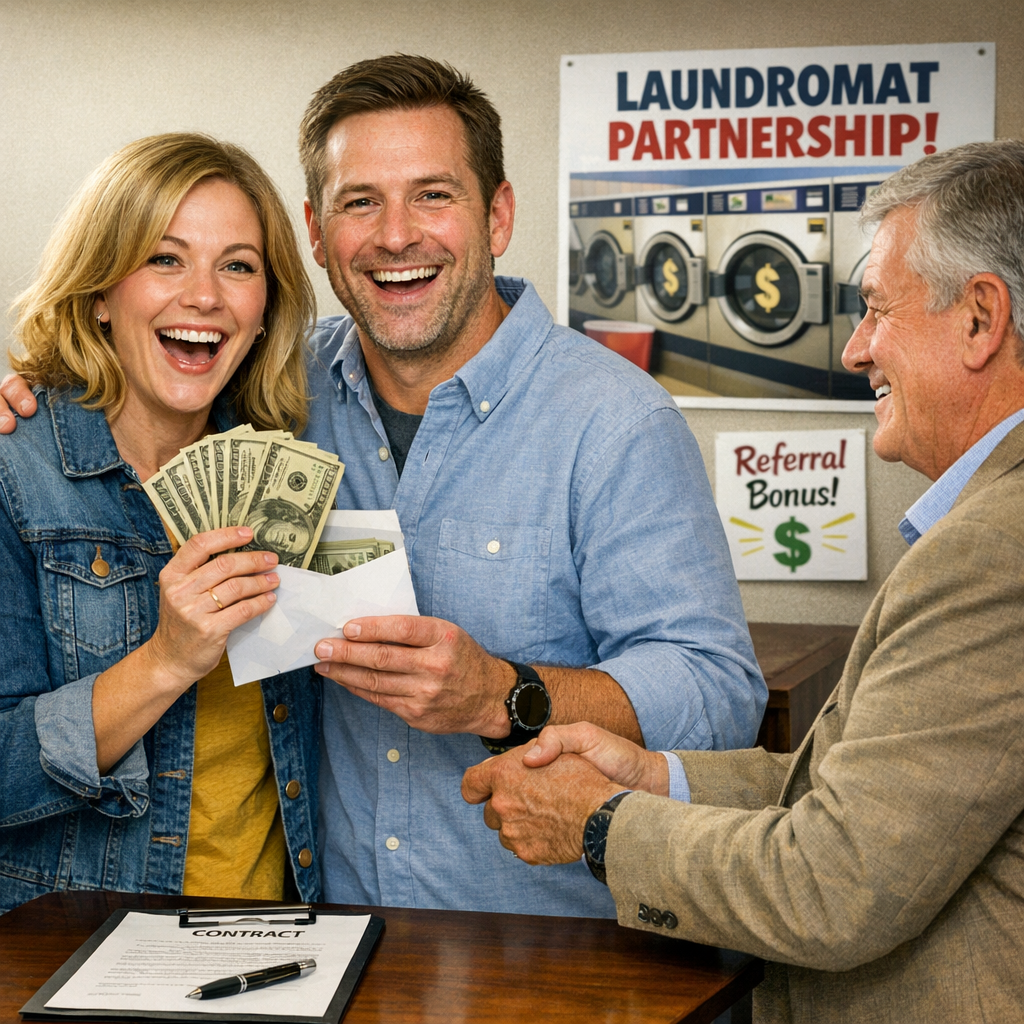 Laundromat Affiliate Marketing: Partnering with Local Property Managers for Referral Fees
