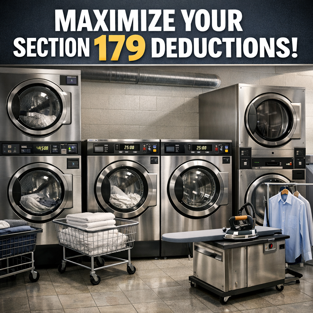 Laundromat Asset Depreciation: Maximizing Section 179 Deductions for New Equipment