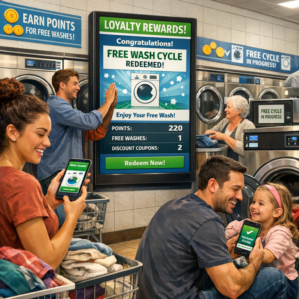 Laundromat Customer Loyalty Apps: Building a ‘Points’ System That Actually Works