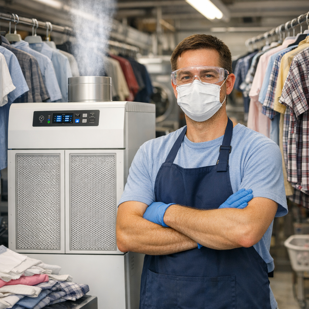 Laundromat Indoor Air Quality (IAQ): Filtering VOCs from Detergent Off-Gassing