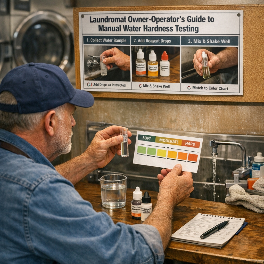 Laundromat Water Hardness Testing: A Weekly Protocol for Owner-Operators