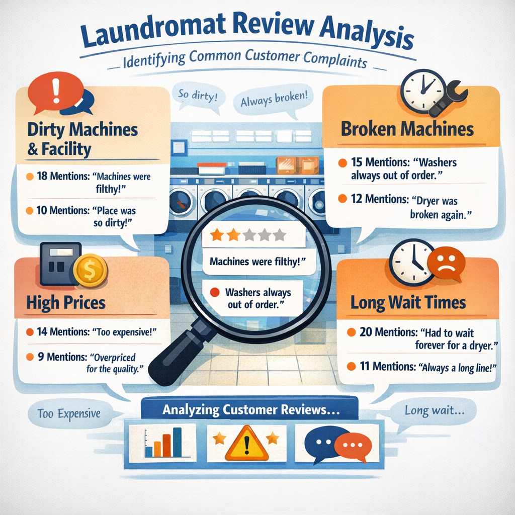 Sentiment Analysis: Using AI to Monitor Your Laundromat’s Google and Yelp Reviews