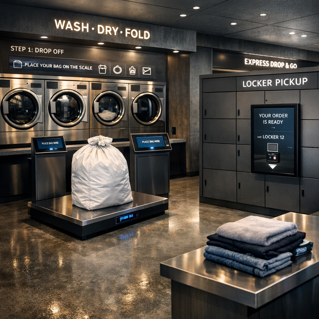 The ‘Drop-and-Go’ Laundry Model: The Tech Behind Unstaffed Wash-Dry-Fold