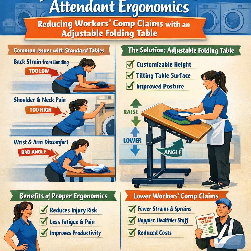 The Ergonomics of Folding: Reducing Laundromat Attendant Workers’ Comp Claims