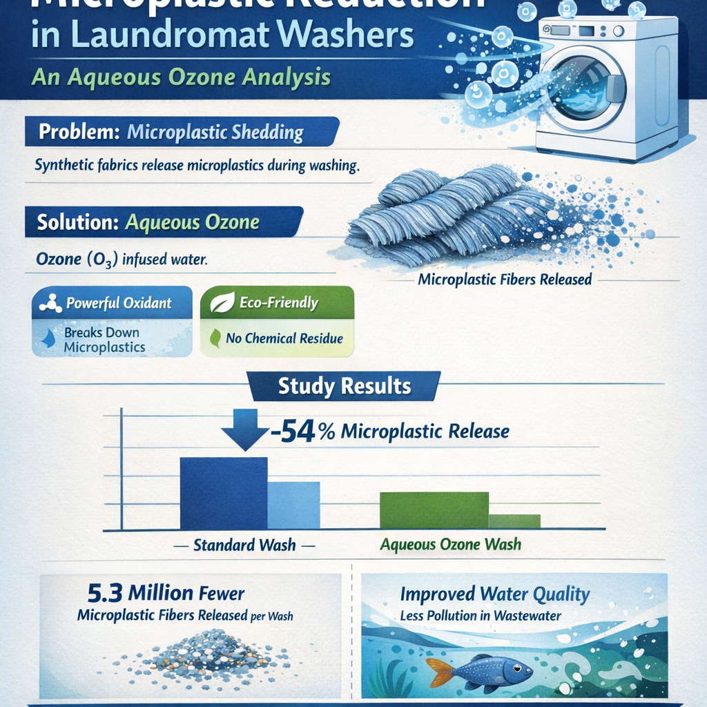The Impact of Aqueous Ozone on Micro-Fiber Shedding in Laundromat Washers