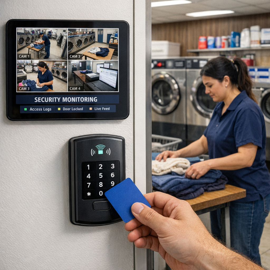 The Keyless Staffing Model: Preventing Internal Theft in Your Laundromat with Smart-Locks