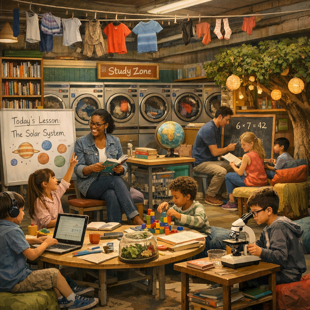 The ‘Laundry-as-a-Classroom’ Model: Hosting Literacy Programs in Urban Laundromats