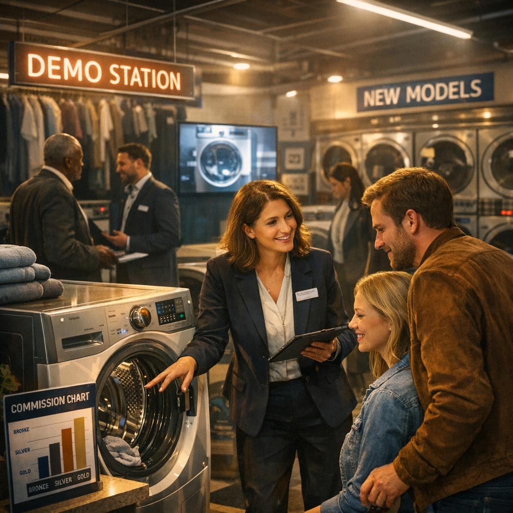 The ‘Laundry-as-a-Showroom’ Play: Partnering with Appliance Brands for Commissions