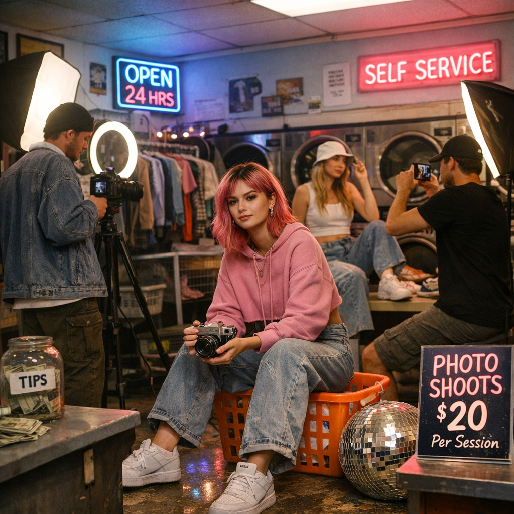 The ‘Laundry-as-a-Studio’ Strategy: Designing Your Laundromat for Content Creators