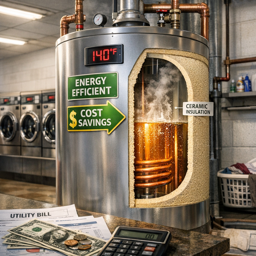 The ROI of Ceramic Insulation for Laundromat Hot Water Storage Tanks