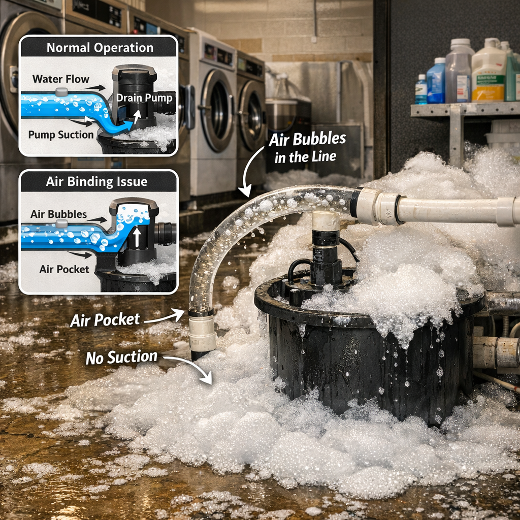The Science of ‘Suds-Lock’: How Excessive Detergent Damages Laundromat Drain Pumps