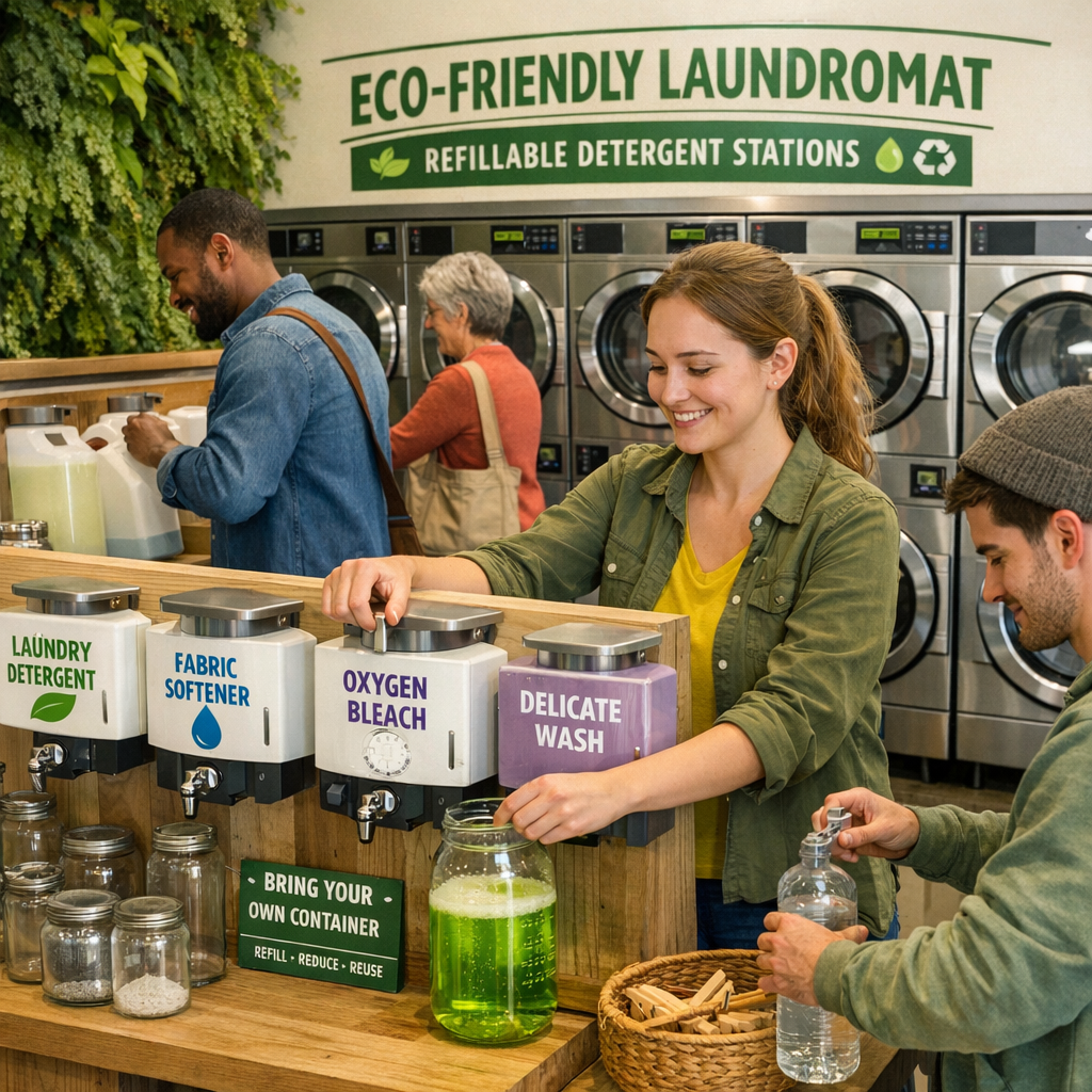 The ‘Zero-Waste’ Laundromat: Implementing Refillable Detergent Stations