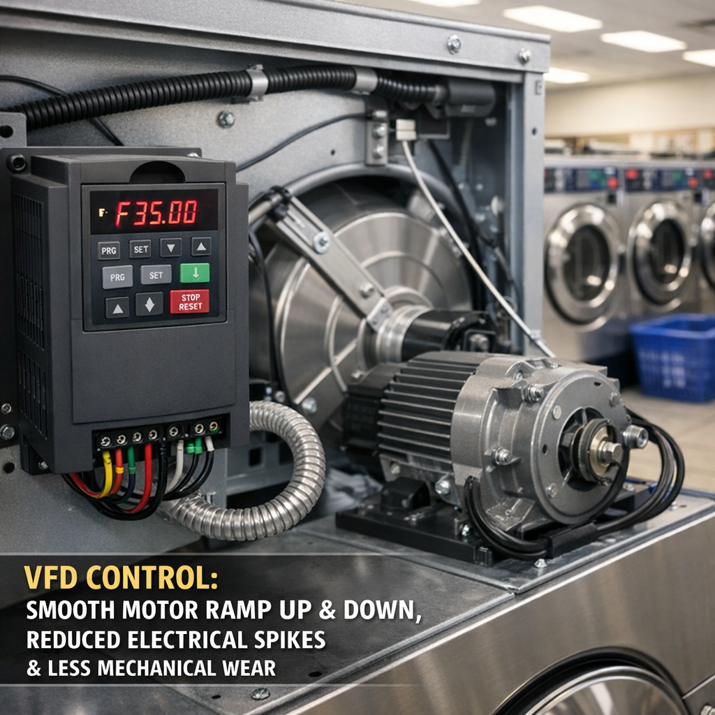 Variable Frequency Drive (VFD) Programming: Fine-Tuning Motor Ramps for Laundromat Washers
