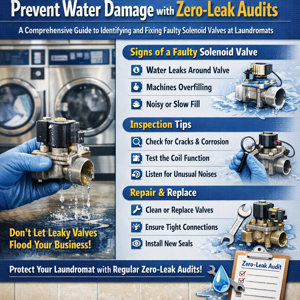 Zero-Leak Audits: A Preventive Maintenance Schedule for Laundromat Solenoid Valves